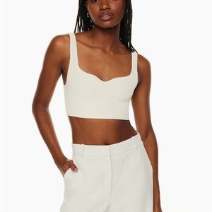 Babaton Aritzia Sculpt Knit Notch Tank